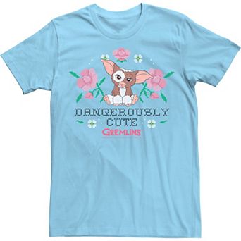 Men's Gremlins Gizmo Dangerously Cute Faux Stitched Tee
