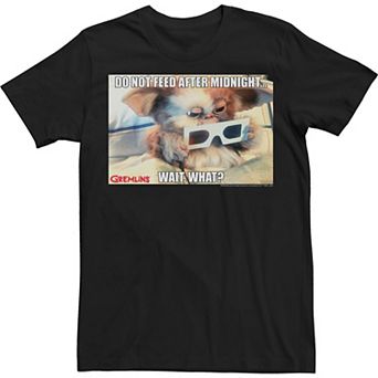 Men's Gremlins Do Not Feed After Midnight Wait What Meme Tee