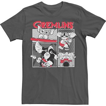 Men's Gremlins Band Comic Panels Tee