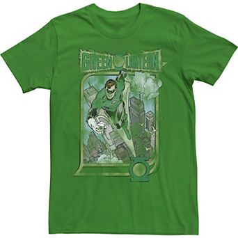 Men's Green Lantern Green City Comic Tee