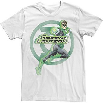 Men's DC Comics Green Lantern Action Pose Logo Tee