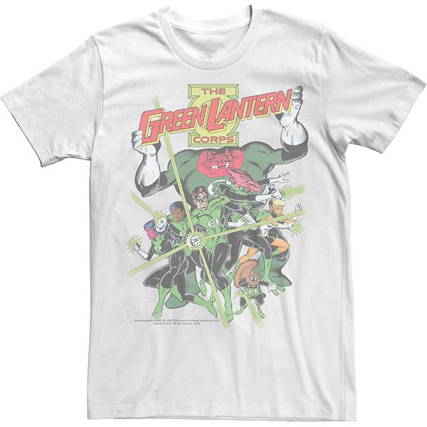 Men's Green Lantern Lantern Corps Group Shot Tee