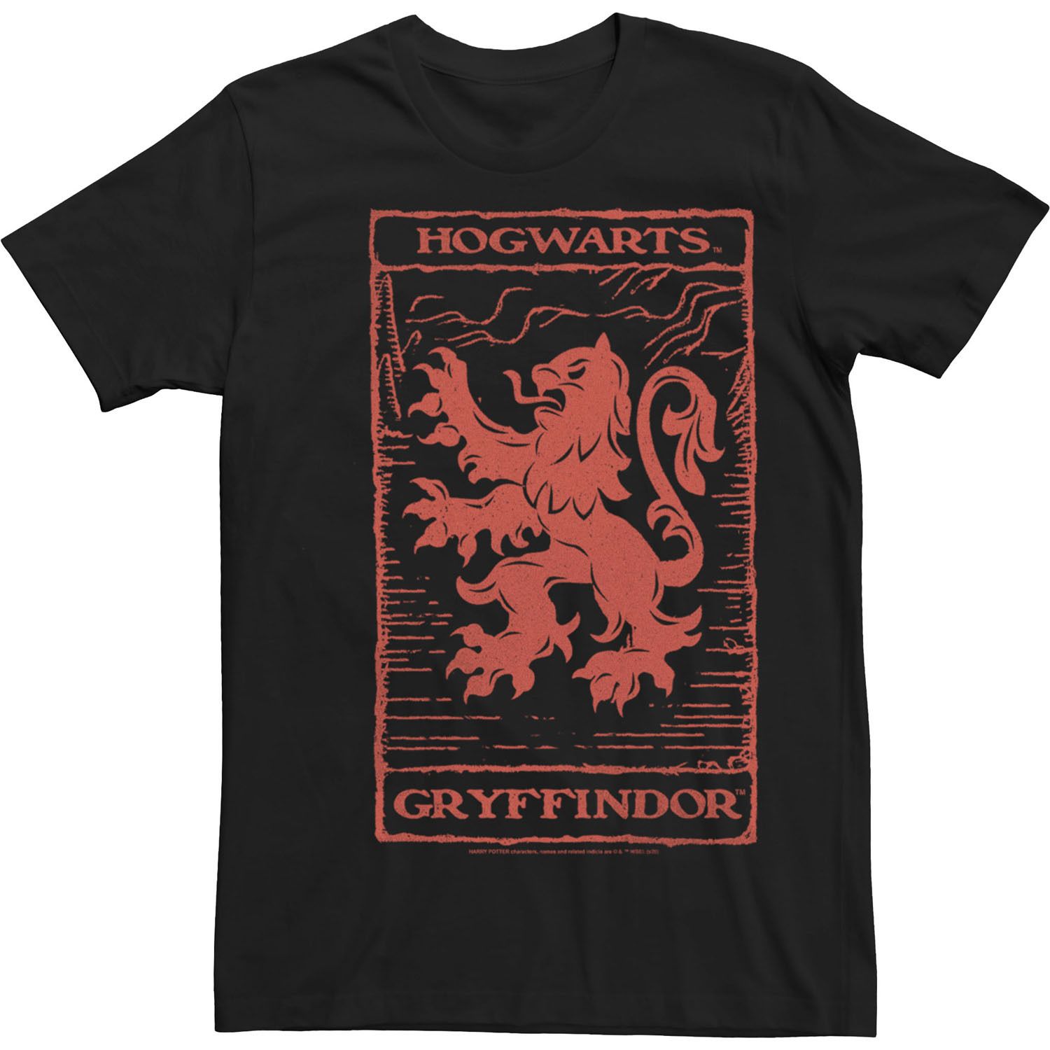 Image for Licensed Character Men's Harry Potter Gryffindor Tarot Playing Card Tee at Kohl's.