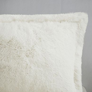 Intelligent Design Malea Shaggy Faux Fur Duvet Cover Set