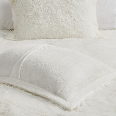 Intelligent Design Malea Shaggy Faux Fur Duvet Cover Set