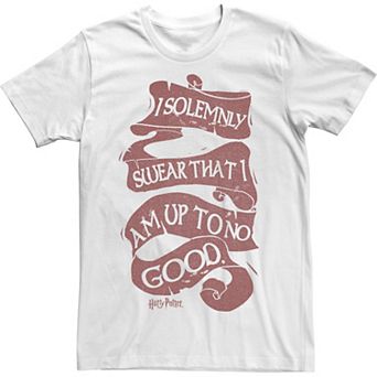 Men's Harry Potter I Solemnly Swear That I Am Up To No Good Tee