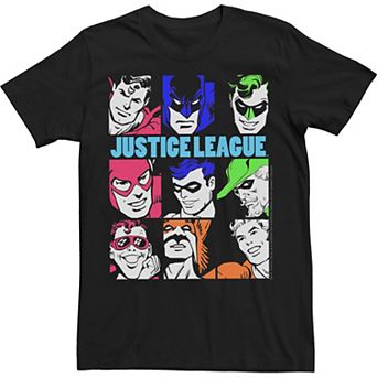 Men's Justice League Nine Neon Boxed Up Tee