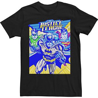 Men's Justice League Team Neon Tee