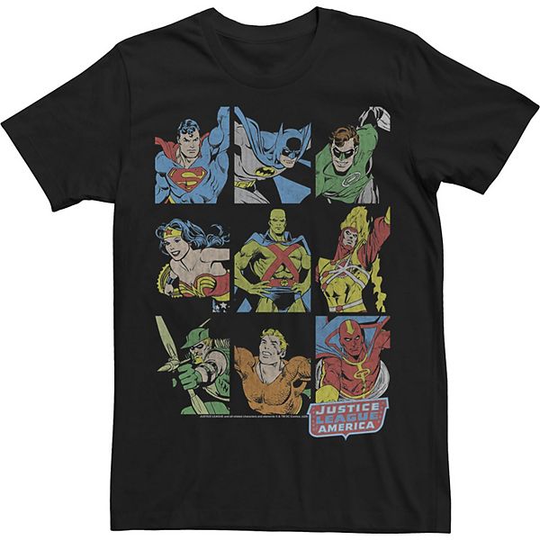 Men's Justice League Justice Boxes Logo Tee