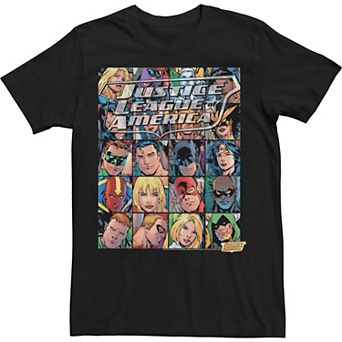 Men's Justice League Crowded Logo Tee