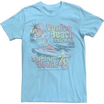 Men's Looney Tunes Bugs Bunny Venice Beach Spring Break 78 Tee