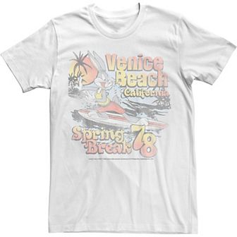 Men's Looney Tunes Bugs Bunny Venice Beach Spring Break 78 Tee