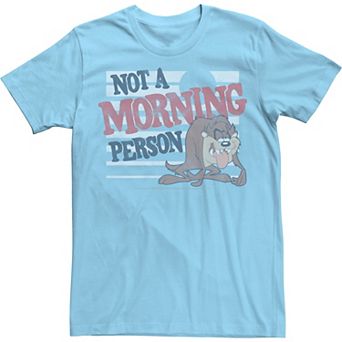 Men's Looney Tunes Taz Not A Morning Person Tee