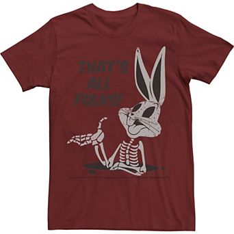 Men's Looney Tunes Bugs Bunny That's All Folks Tee