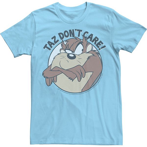 Men's Looney Tunes Taz Don't Care Portrait Tee