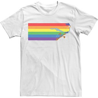 Men's Looney Tunes Pride Road Runner Rainbow Tee