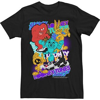 Men's Looney Tunes Electric Tunes Group Shot Tee