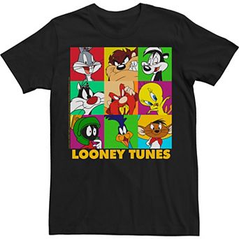 Men's Looney Tunes Character Pop Art Box Up Tee