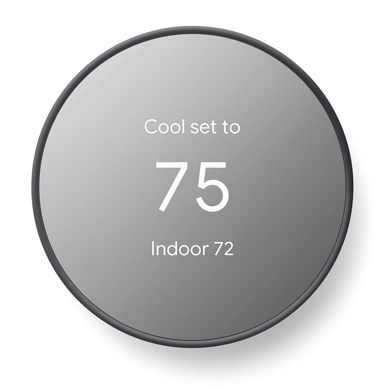 Google Nest Smart Thermostat Snow, Grey