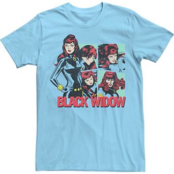 Men's Marvel Black Widow Lockup Tee