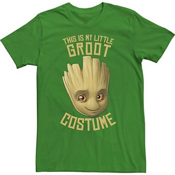 Men's Marvel This Is My Little Groot Costume Halloween Tee