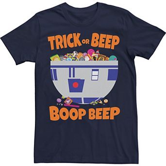Men's Star Wars Trick Or Beep Halloween Tee