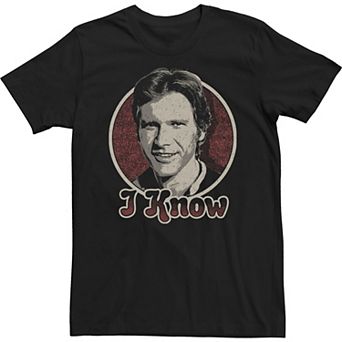 Men's Star Wars Han Solo He Knows Tee