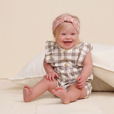 Baby Girl Little Co. by Lauren Conrad Organic Ruffle Bubble Romper
