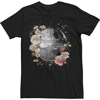 Men's Star Wars Floral Death Star Tee