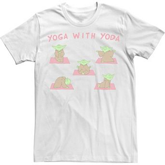 Men's Star Wars Yoga With Yoda Tee