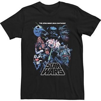 Men's Star Wars Saga Group Logo Tee