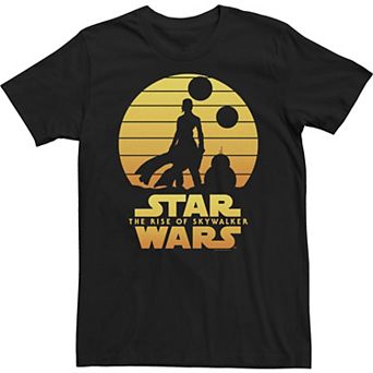 Men's Star Wars: The Rise Of Skywalker Rey & BB-8 Silhouette Tee