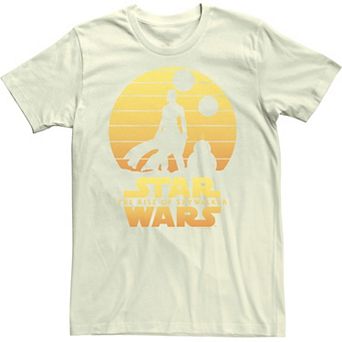 Men's Star Wars: The Rise Of Skywalker Rey & BB-8 Silhouette Tee