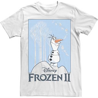Disney's Frozen 2 Olaf Standing On Rock Men's Tee