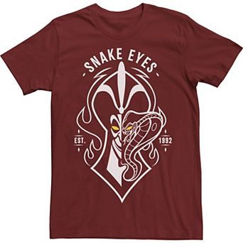 Disney's Villains Jafar Snake Eyes Est 1992 Men's Tee