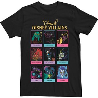 Disney Villains Men's Class Of Disney's Villains Yearbook Tee