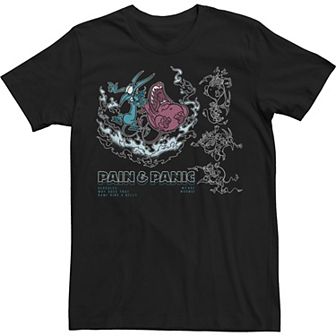 Disney's Hercules Pain & Panic Men's We Are Worms Poster Tee