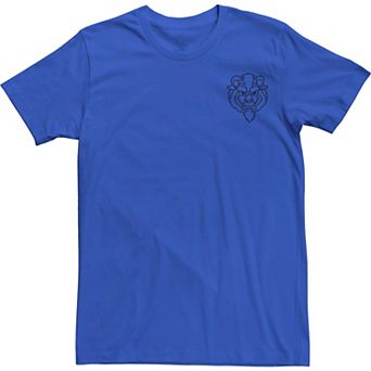 Men's Disney Princesses Beast Line Pocket Hit Tee