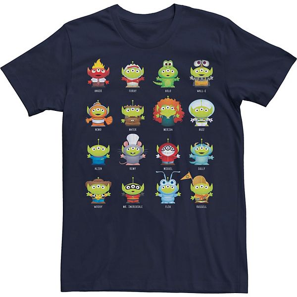 Men's Disney Pixar Aliens Character Costumes Tee