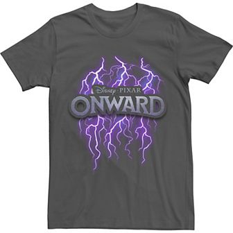 Disney / Pixar's Onward Men's Purple Lightning Logo Tee