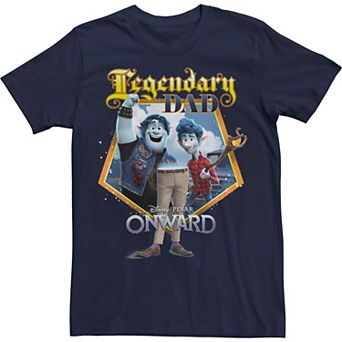 Disney / Pixar's Onward Men's Group Shot Legendary Dad Portrait Tee