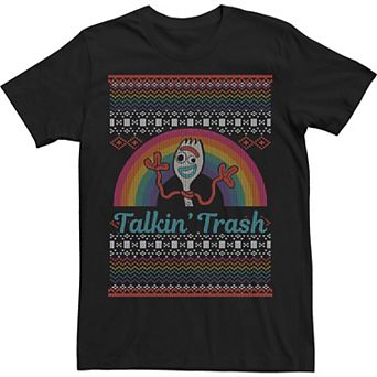 Disney / Pixar's Toy Story Forky Men's Christmas Talkin' Trash Ugly Tee