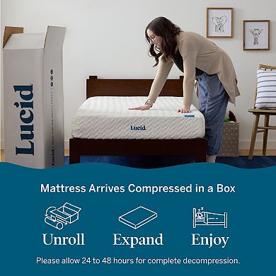 Lucid Dream Collection 8" Plush Memory Foam Mattress