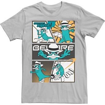 Disney's Phineas And Ferb Agent P Men's Box Up Tee