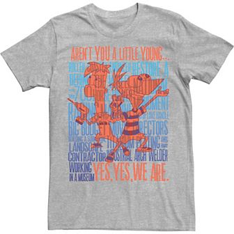 Disney's Phineas And Ferb A Little Young Poster Men's Tee
