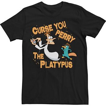 Disney's Phineas And Ferb Men's Curse You Tee