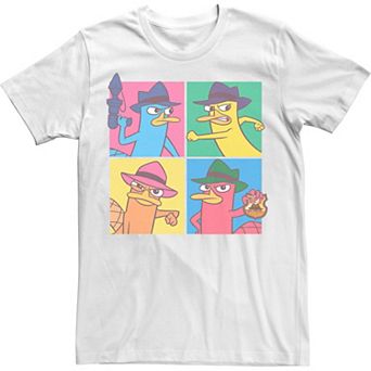 Disney's Phineas And Ferb Agent P Pop Box Up Men's Tee