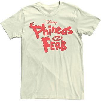 Disney's Phineas And Ferb Men's Logo Tee