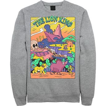 Disney's Lion King Men's Legend of Lion King Colorful Sweatshirt