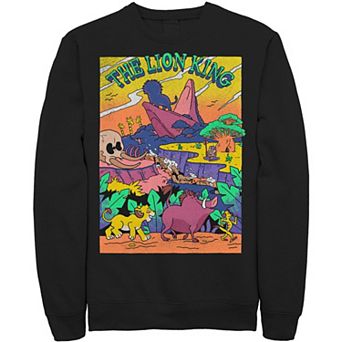 Disney's Lion King Men's Legend of Lion King Colorful Sweatshirt